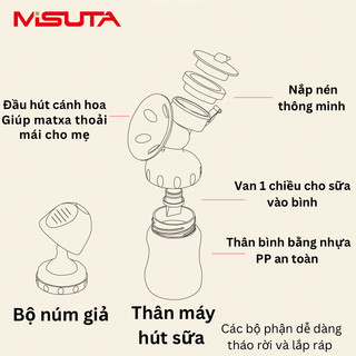 Máy Hút sữa điện đơn MISUTA cao cấp