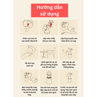 Máy Hút sữa điện đơn MISUTA cao cấp