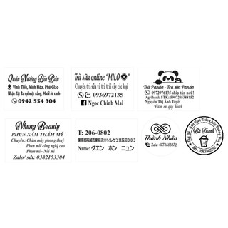 Dấu in lên cốc dùng 1 lần