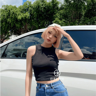 Áo ba lỗ croptop eightyk thun trơn