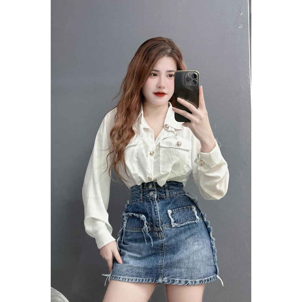Quần Short Ngắn Nữ Chữ A ,Quần Jean Cạp Cao Siêu Hot Trend 2023 QD02