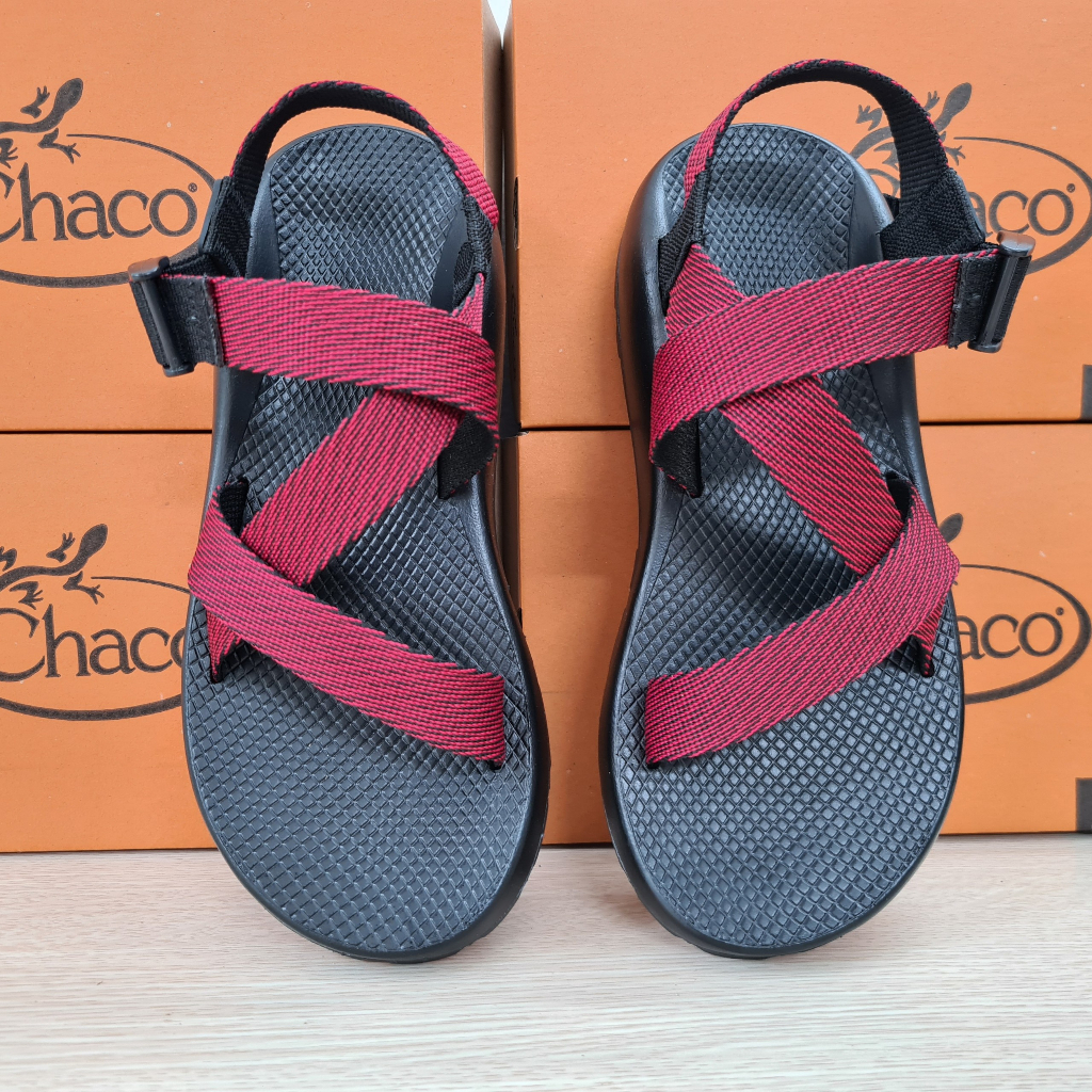 Giày sandal Chaco Nam Nữ, Dép Chaco Xuất Xịn Thời Trăng Năng Động Mã Đỏ Đô TG05