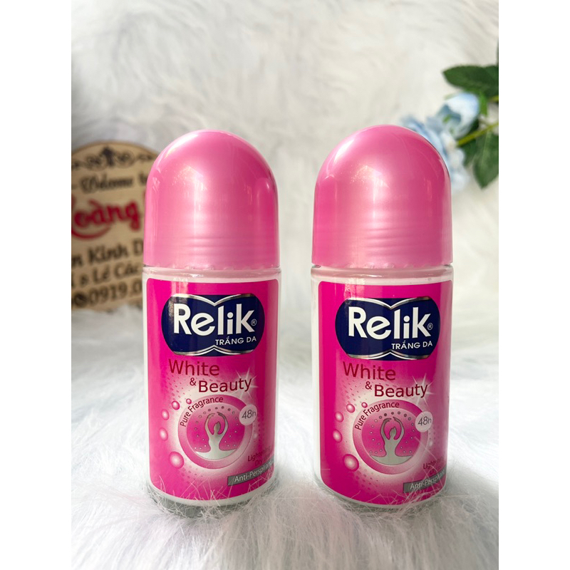 Lăn khử mùi Relik 50ML trắng da