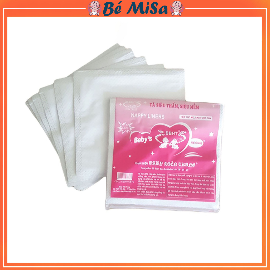 Miếng lót phân xu tím 3 lớp cho bé ( 8-10 tấm/gói) BEMISA (Bé Misa)