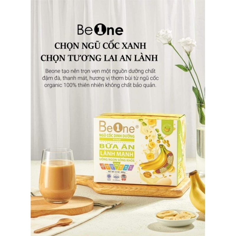 Ngũ cốc BeOne vị Chuối Chính hãng date mới (HSD 2027)