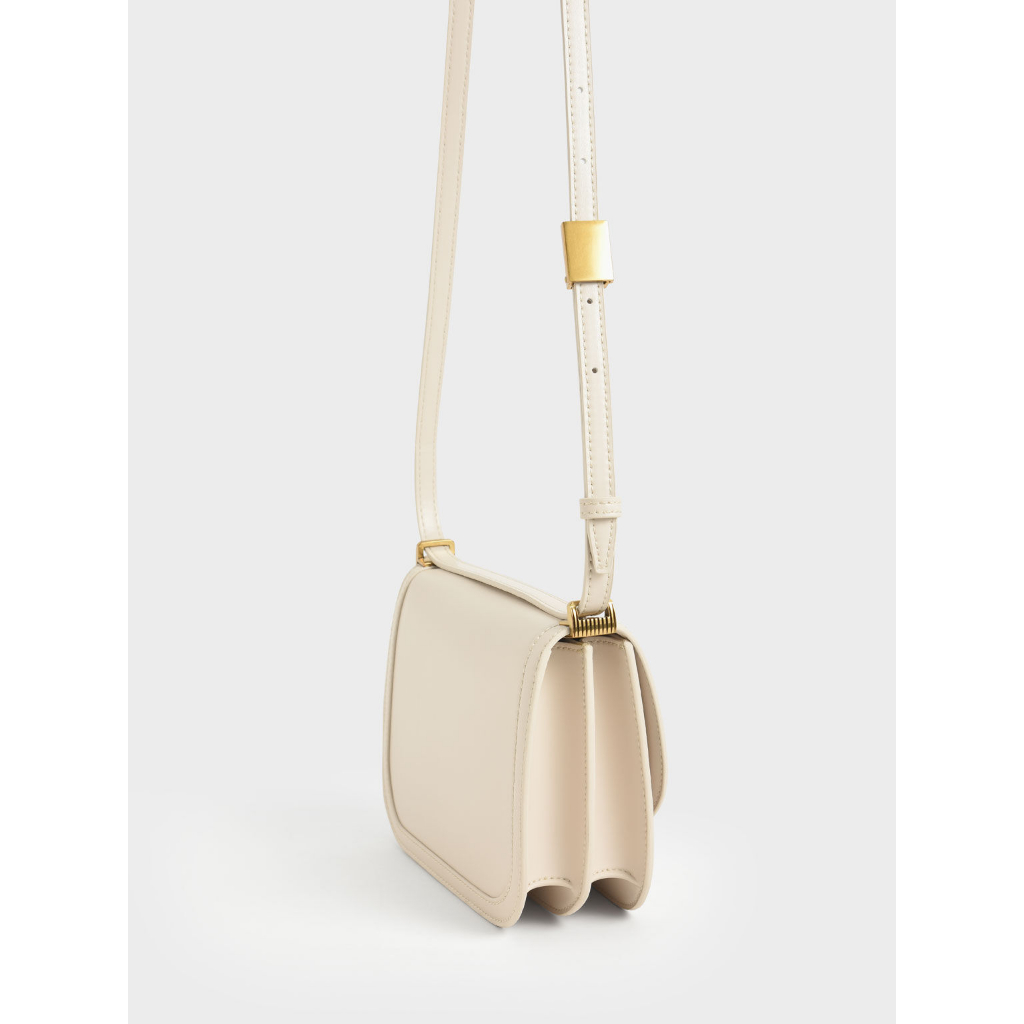 Túi đeo chéo nữ nắp gập Charlot CNK