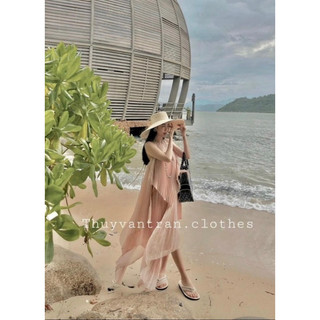 váy dập ly cách điệu