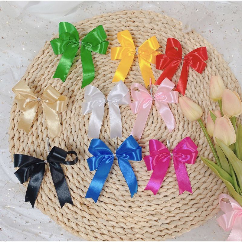 Ruy băng vải lụa bản 2cm, 1 cuộn dài 22 mét, làm nơ, làm hoa handmade
