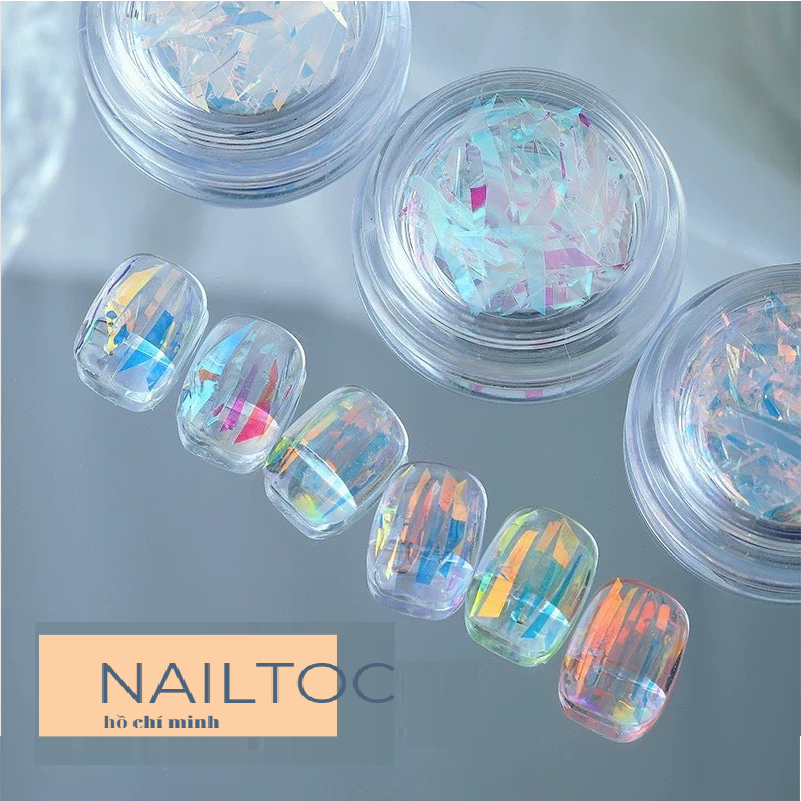 Giấy galaxy, Sét Giấy thủy tinh phụ kiện làm nail