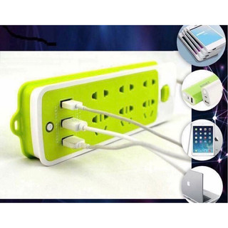 Ổ cắm điện thông minh 3 cổng sạc USB, ổ cắm điện thông minh, ổ cắm sạc điện thoại, ổ cắm điện đa năng 3 cổng USB
