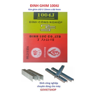 Đinh 1004j hộp 5000 cây, đinh ghim công nghiệp u1004, đinh u bắn gỗ, ghim bấm gỗ j1004