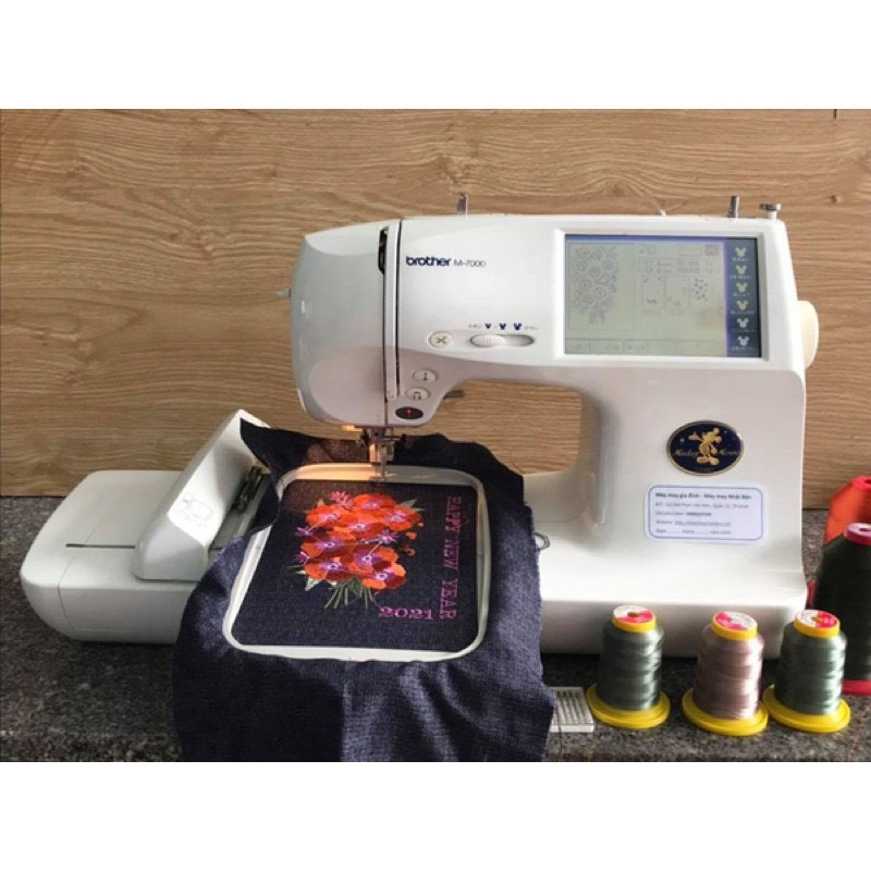 Máy may và thêu gia đình Brother M-7000,  máy máy may thêu gia đình đa năng của Nhật Bản
