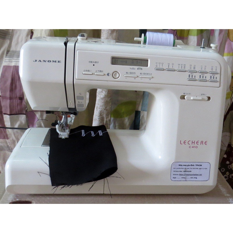 Máy may Janome C410, Janome 6400,... Nhiều kiểu khuy