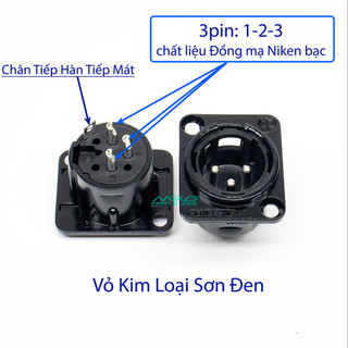 Jack Canon Đực Âm, giá 1 chiếc, ổ cắm jack canon xlr. J-CNFF