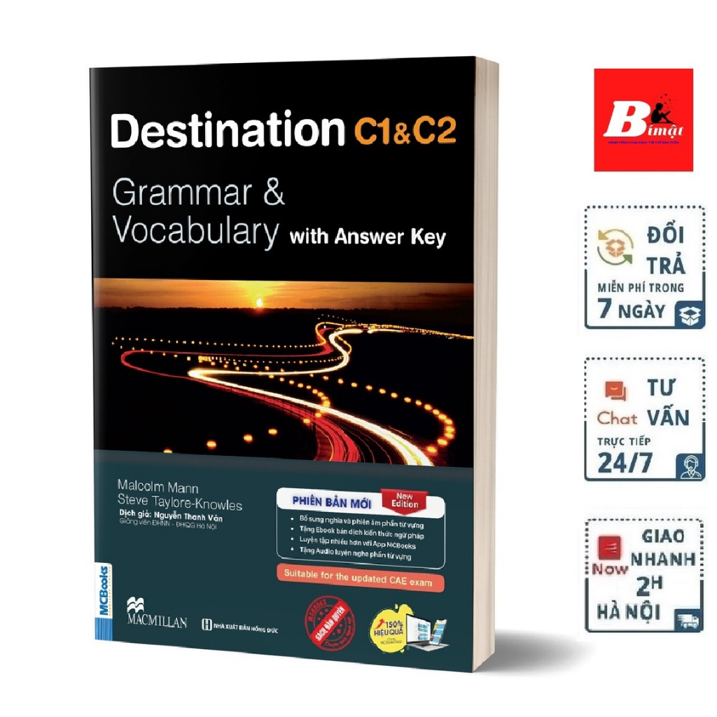 Sách - Destination B2 Grammar & Vocabulary - Tái Bản (Có Bài Tập Kèm Đáp Án + File Nghe)