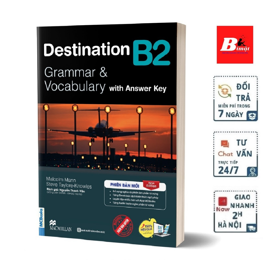 Sách - Destination B2 Grammar & Vocabulary - Tái Bản (Có Bài Tập Kèm Đáp Án + File Nghe)