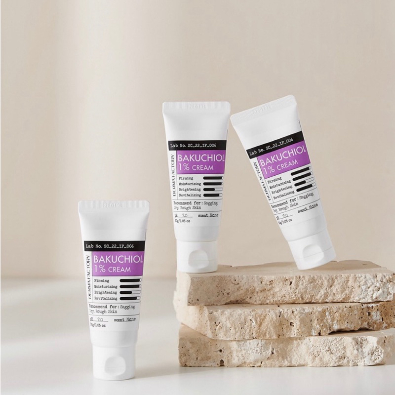 Kem dưỡng trẻ hóa da, chống lão hóa Bakuchiol 1% Derma Factory