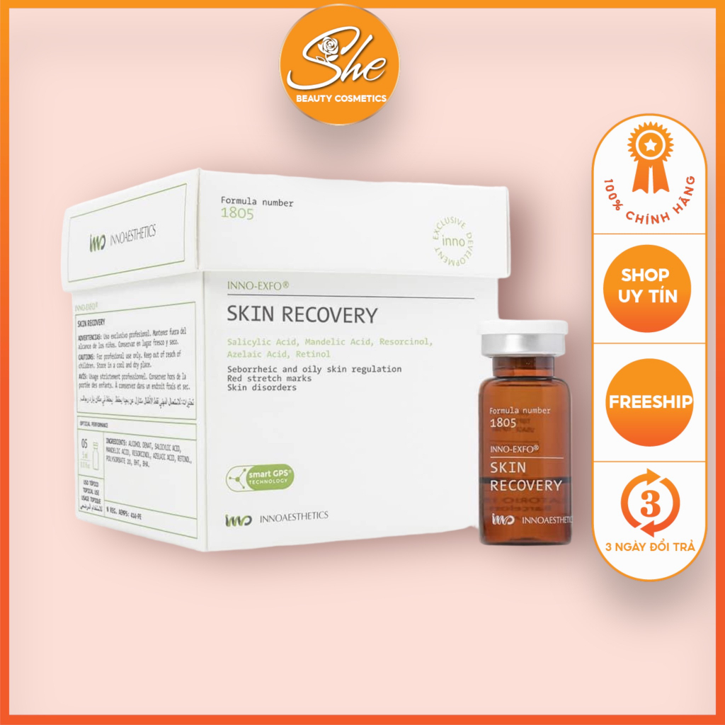 Innoaesthetics Skin Recovery ,Tinh Chất Peel Tái Tạo, Giảm Mụn