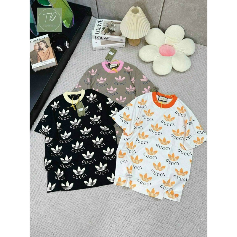 Áo Phông Rộng Dập Lá Nam Nam Nữ Unisex Cotton Mềm Mịn B110