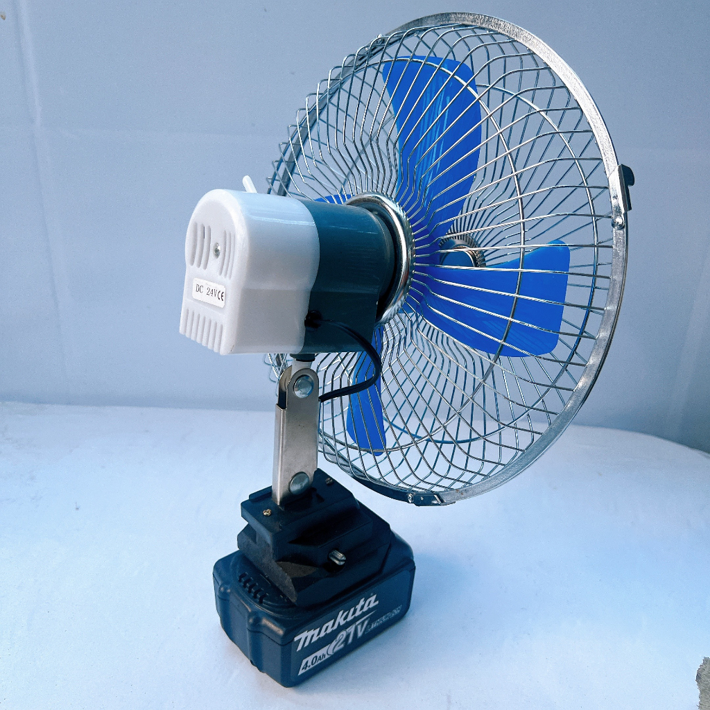 Quạt 10 inch 3D Lồng sắt dùng pin 18V - 21V Có Đảo Chiều  Mẫu 4