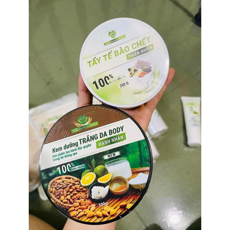 Kem body dưỡng trắng da hạnh nhân MẸ KEN, dưỡng ẩm trắng da nhanh an toàn 250gr