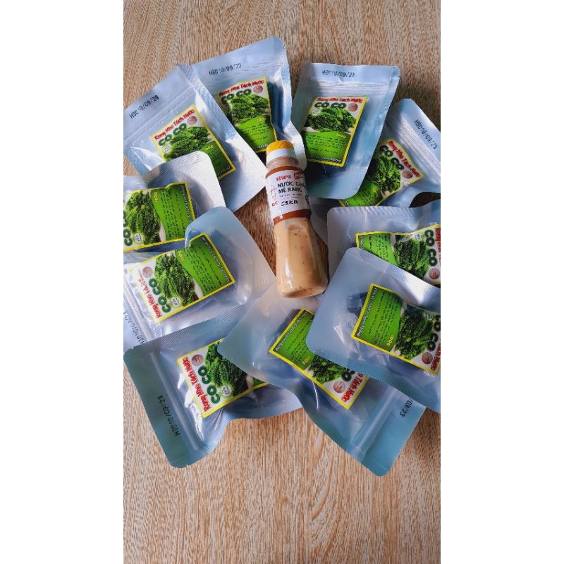 Combo Rong Nho Tách Nước CoCo Gói 100gram + Chai Sốt