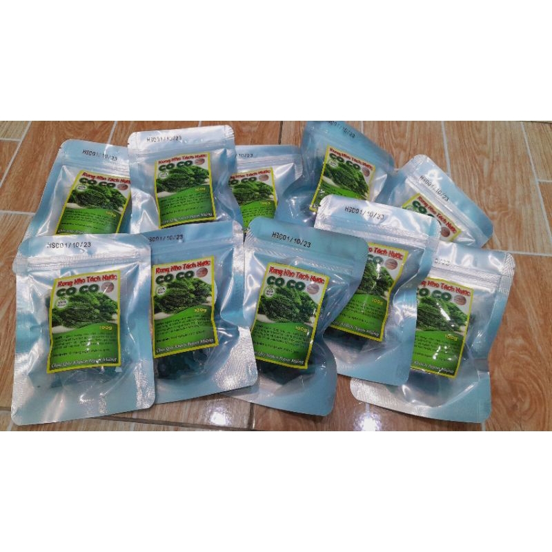 Combo Rong Nho Tách Nước CoCo Gói 100gram + Chai Sốt