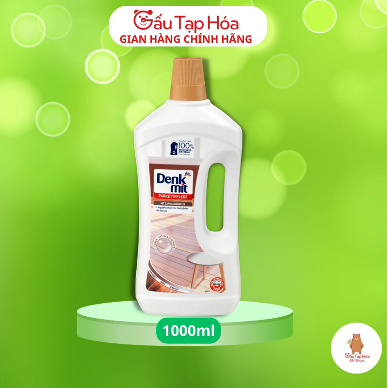 Nước lau sàn gỗ Denkmit 1L vệ sinh sàn gỗ