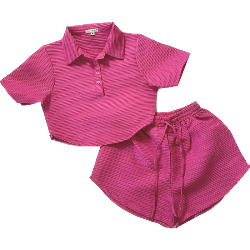 SET XINH_ set bộ áo croptop + short HUOL.oi