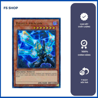 Thẻ bài yugioh chính hãng Barrel Dragon – Duel Terminal Ultra Parallel Rare