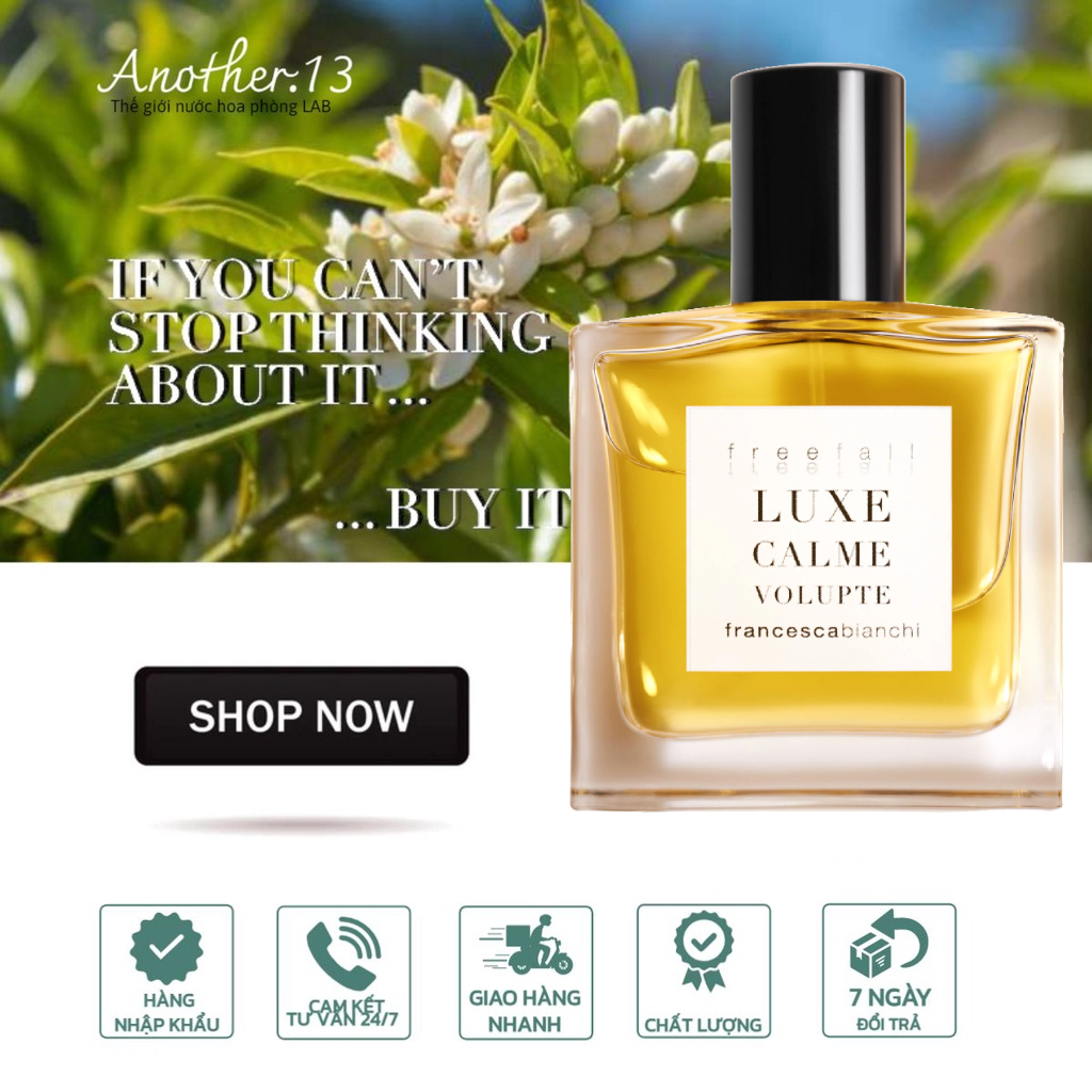 ⁂︎ 10ml┊Nước Hoa Phòng Lab Francesca Bianchi Luxe Calme Volupte / EDP