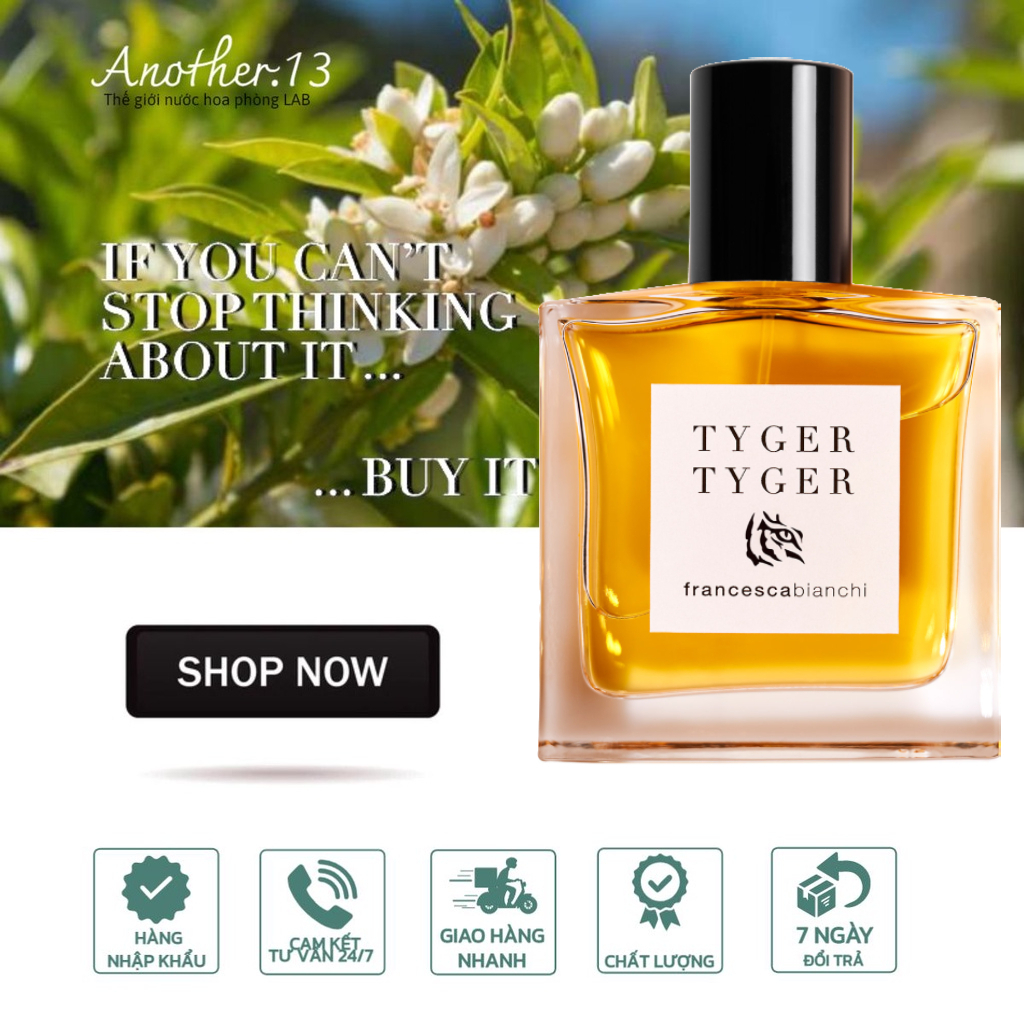 ⁂︎ 10ml┊Nước Hoa Phòng Lab Francesca Bianchi Tyger Tyger / EDP