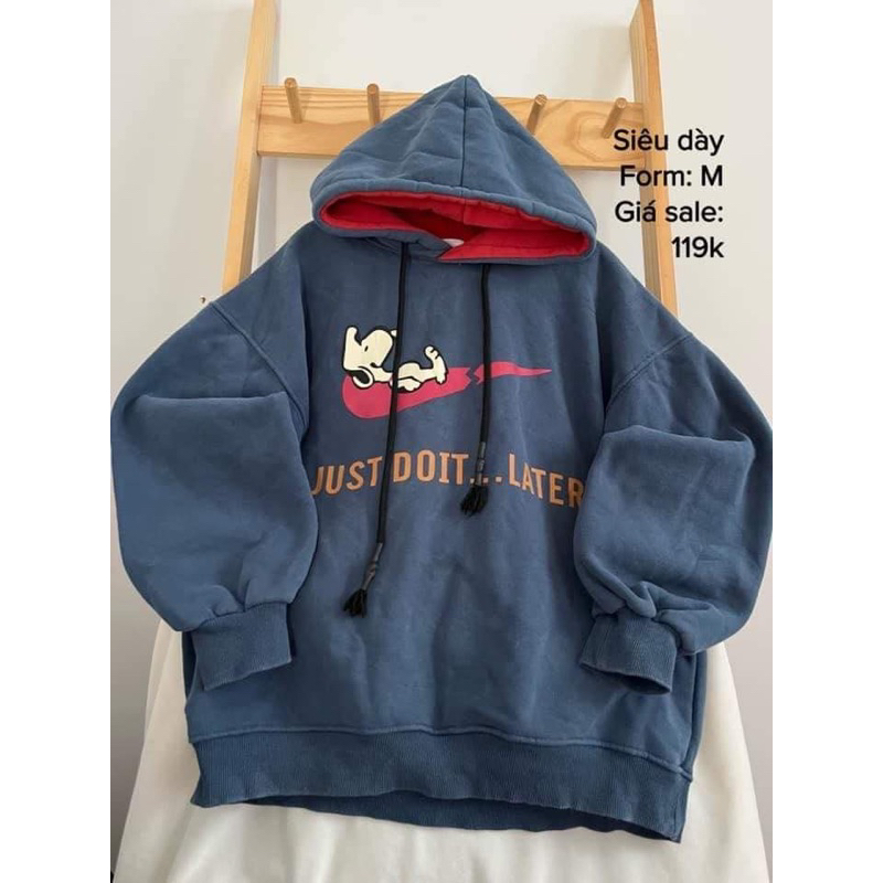 Áo hoodie lót nỉ unisex
