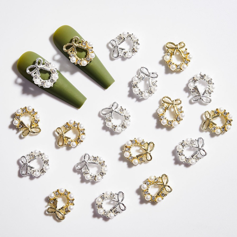 Charm nail, phụ kiện trang trí móng tay đính đá 2749-2750