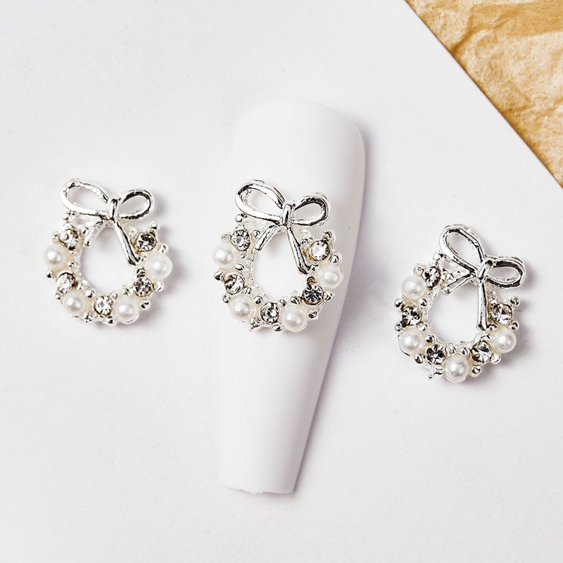 Charm nail, phụ kiện trang trí móng tay đính đá 2749-2750