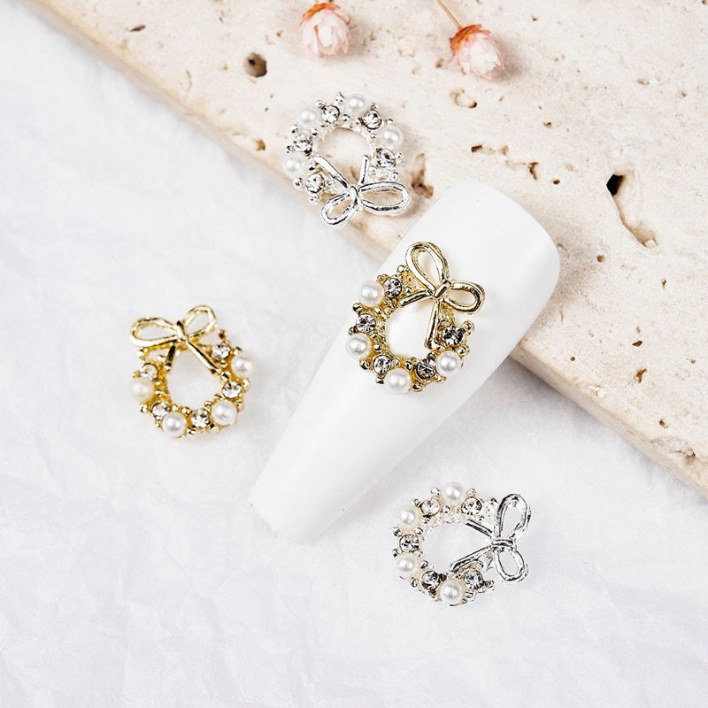 Charm nail, phụ kiện trang trí móng tay đính đá 2749-2750