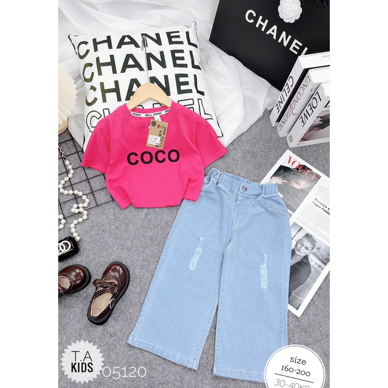 Bộ bé gái size đại sành điệu