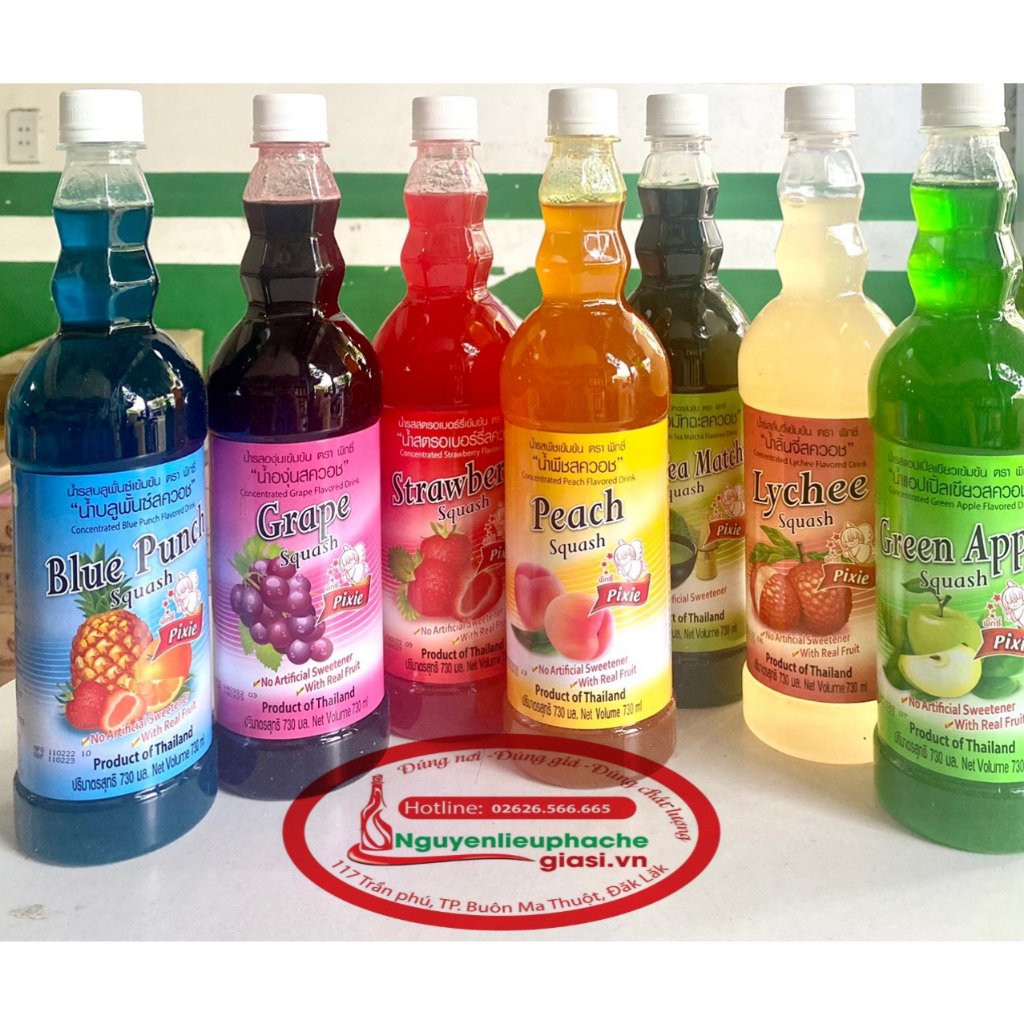 Siro thái lan pixie chai 730 ml