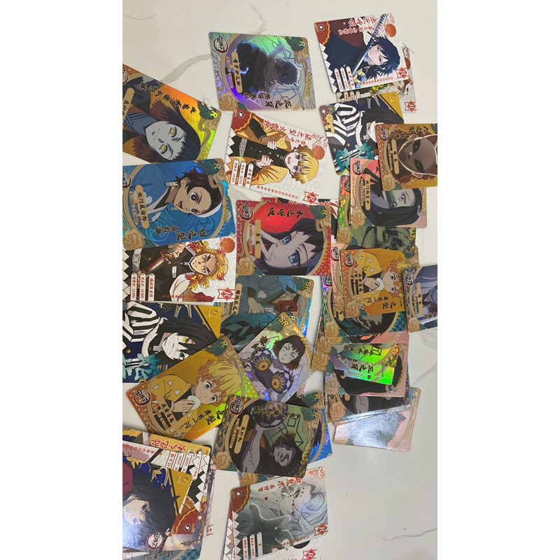 Thanh gươm diệt quỷ Kimetsu no yabai card sưu tầm