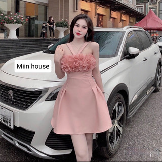 Váy cúp tapta phối cánh hoa dây V