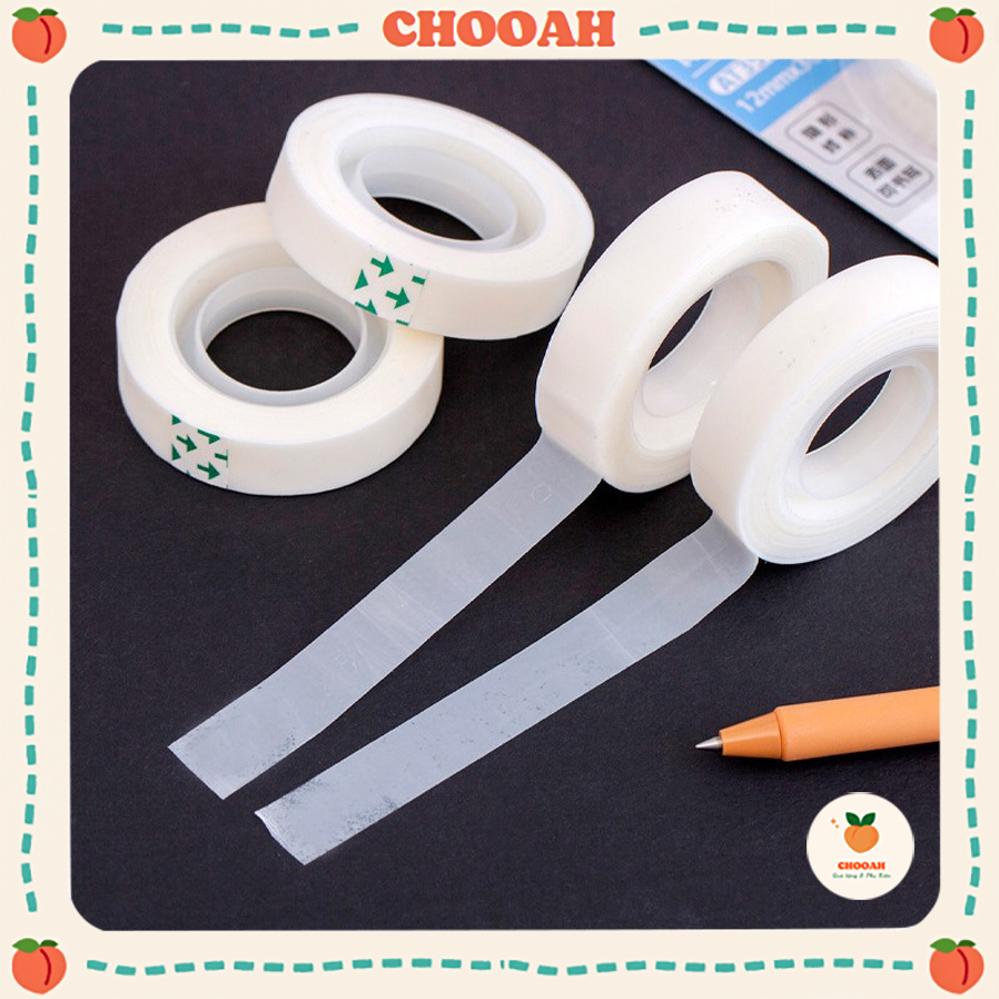 Cuộn Băng Keo băng dính trong suốt vô hình tẩy xoá chữ viết sai CHOOAH BDINHVOHINH092