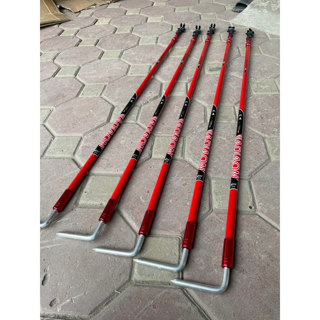 Gác Chắn Gió Đỏ 2m1, Phụ Kiện Phụ Trợ Cho Gác Cần