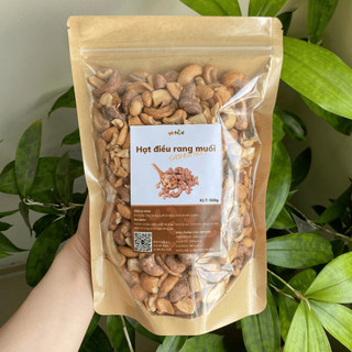 Hạt điều Bình Phước rang muối còn vỏ lụa, Hạt điều rang muối