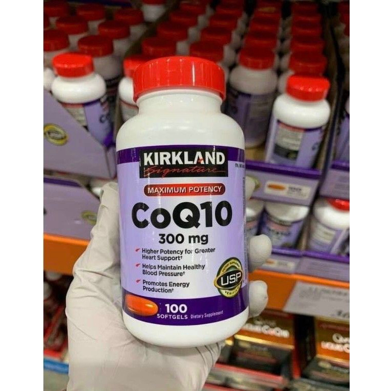 Viên uống Hỗ trợ Tim Mạch CoQ10 Kirkland Signature 300mg USA