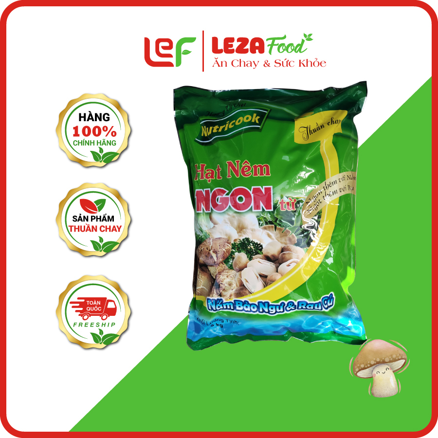 Hạt Nêm Chay Nấm Bào Ngư và Rau Củ Nutricook 5Kg dành cho nhà hàng