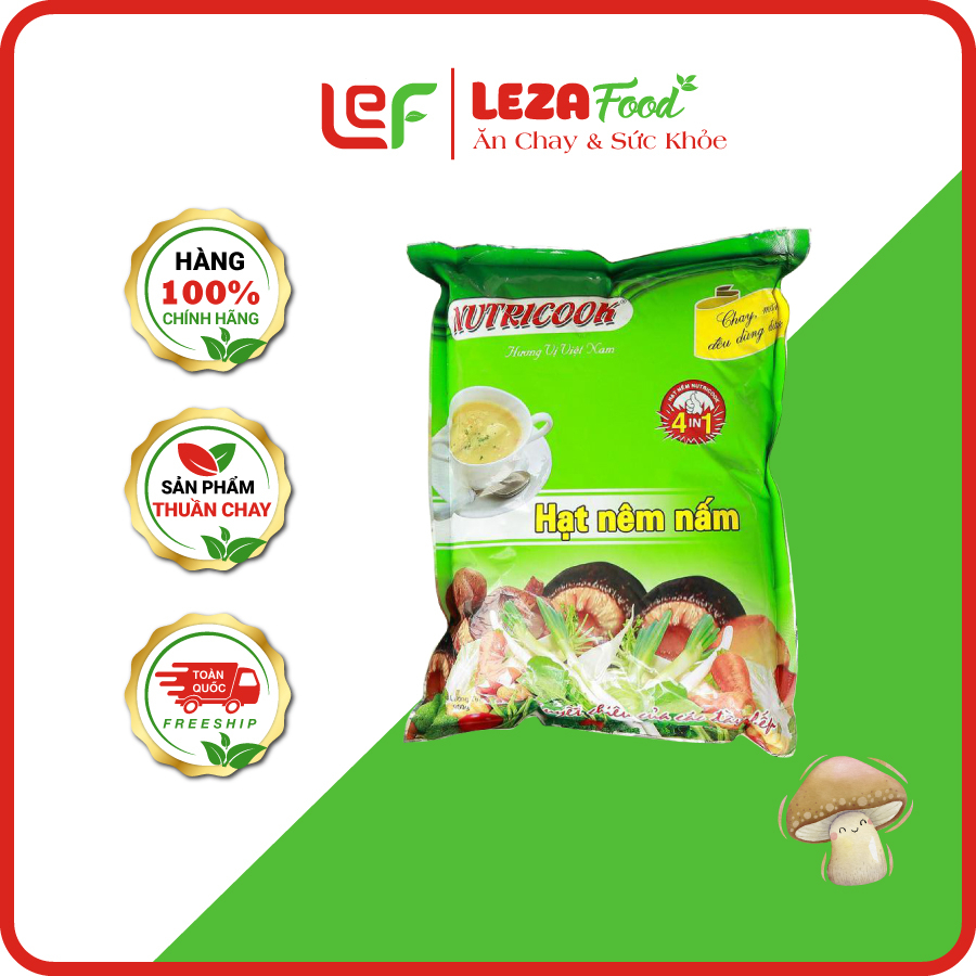Hạt Nêm Chay Nấm Hương Nutricook 900g