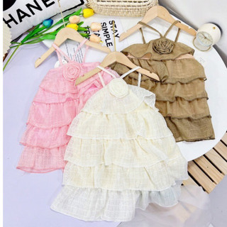 váy xinh nơ lưng cực sang chảnh cho bé gái