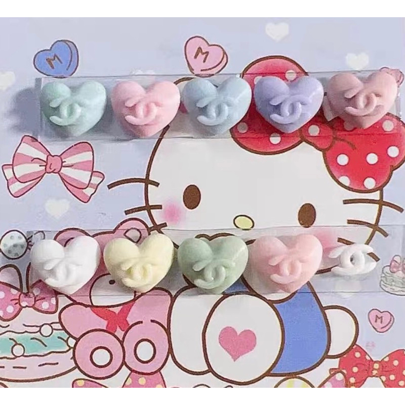 Khuôn silicon làm charm nail các mẫu thỏ - gấu - hoa nơ thương hiệu