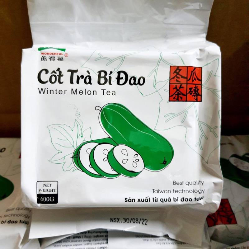 Cốt trà bí đao Wonderful gói 600g thơm ngon