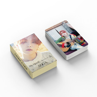 Set 55 lomo card BTS Suga Mẫu 3